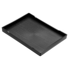 13x9" Rapide Nourriture Plateau, Plastique Réutilisable   Plateau Noir