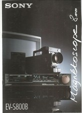 Catalogue sony magnetoscope - catalogue,