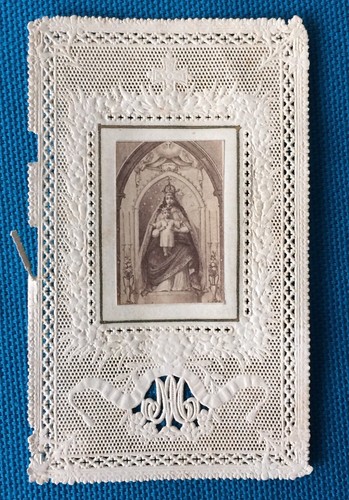 Ancienne image pieuse canivet - image,