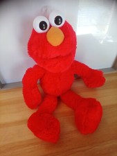 Peluche doudou Elmo Barrio Sesamo 40 cm en état neuf  