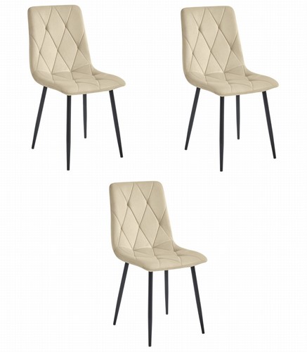 Fauteuil libra velours - libra, beige