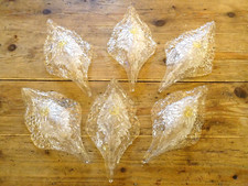 Lot de 6 grandes feuille en