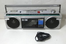 Aiwa CS-230  Ghetto Blaster Boombox  Radio Cassette 80's à réparer
