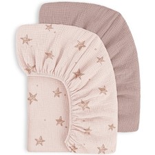 Lot de 2 Draps Housses pour