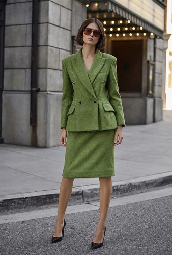 Ensemble costume jupe blazer