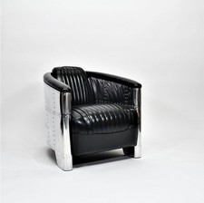 Fauteuil club james en chrom - "james",