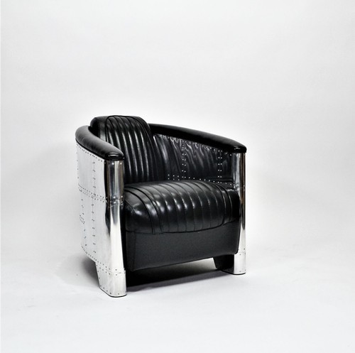 Fauteuil club james en chrom - "james",