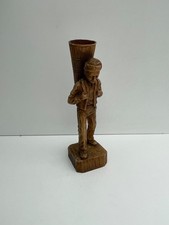 🧺 Statuette en résine – homme porteur de hotte – style montagnard vintage