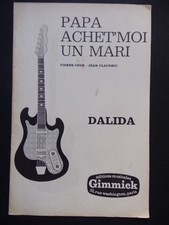 partition PAPA ACHET'MOI UN