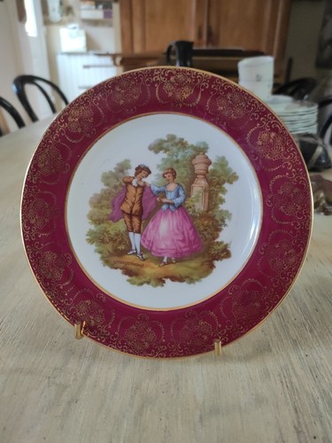 Assiette plate porcelaine - en,