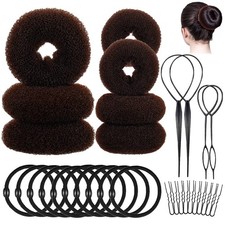 31pcs Donuts Cheveux Ensemble