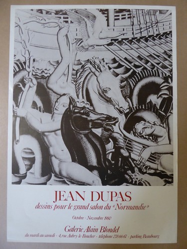 Jean dupas affiche - jean, originale