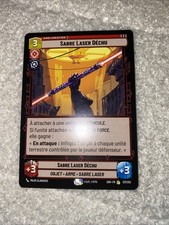 Star Wars Unlimited Card SOR Game Carte Rare Sabre Laser Dechu 137/252 R FR Mint