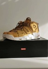 Nike Air More Uptempo Gold SUPREME
