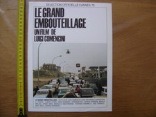 Synopsis Cinema Movie LE GRAND EMBOUTEILLAGE Sordi Girardot Dewaere Comencini