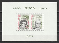 MONACO 1980 - EUROPA CEPT - Bloc spécial  n° YT 13  Edition limitée - Neuf**/MNH