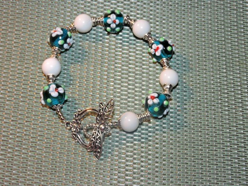 Bracelet perles murano - bracelet,