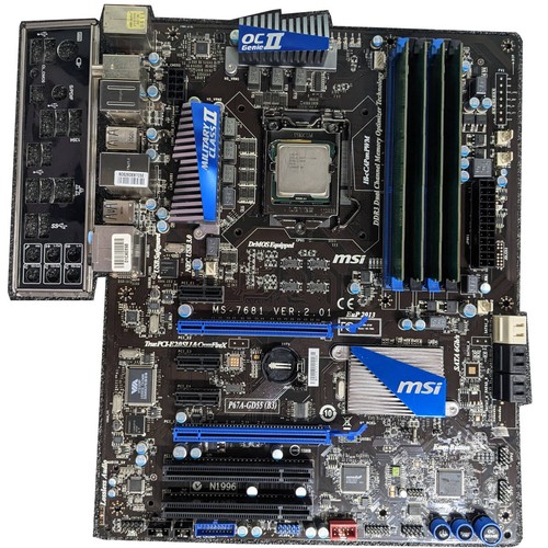 Carte mère msi p67a gd55 - carte, gd55(b3)
