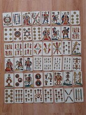 Ancien jeu cartes aluette - jeu,