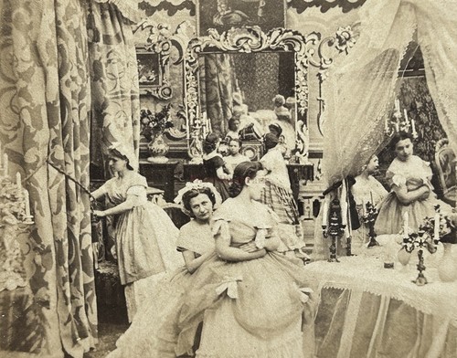 Second empire groupe femmes - empire,