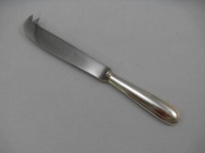 Christofle perles, couteau à service le fromage 2 dents, Métal argenté