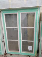 fenêtre PVC  double vitrage avec volet roulant manuel 158 X 104 cm