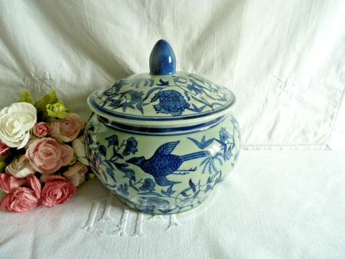 Pot couvert faience de - en,