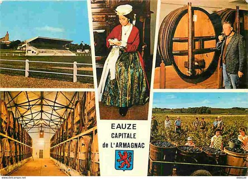 Carte postale eauze - -,
