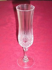Verre flute a champagne CRISTAL D'ARQUES modèle Longchamp / QUANTITE AU CHOIX !