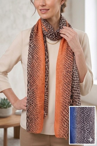 Foulard étole femme imprimé - foulard,