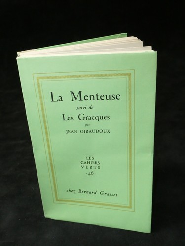 Jean giraudoux la menteuse - giraudoux,