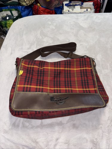 Martens red tartan - dr.,