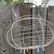 Ancien Panier A Oeufs / Fer