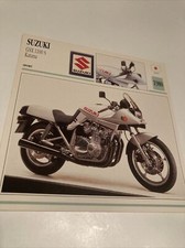 Suzuki GSX1100S Katana 1980 GSX1100 S carte moto de collection Atlas Japon