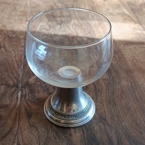 Bol sur pied rond verre - rond,