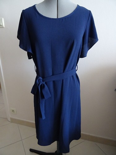 Robe tunique bleue marine