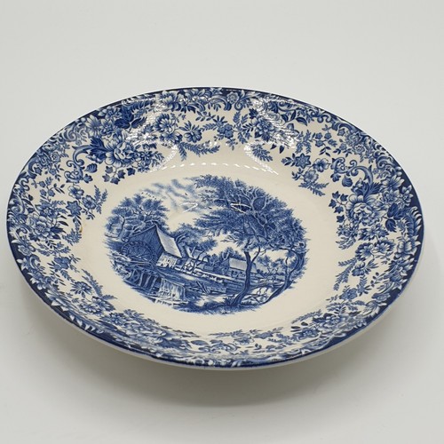 Assiette creuse vintage mill - assiette,