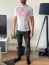 Maillot Algerie Design Karakou 2025 Blanc et Mauve Taille S