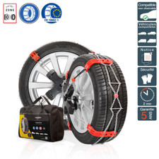 Chaînes à neige frontales 9mm 225/50R17 Homologuées loi montagne - POLAIRE