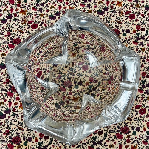 Cendrier cristal signé - cendrier, en