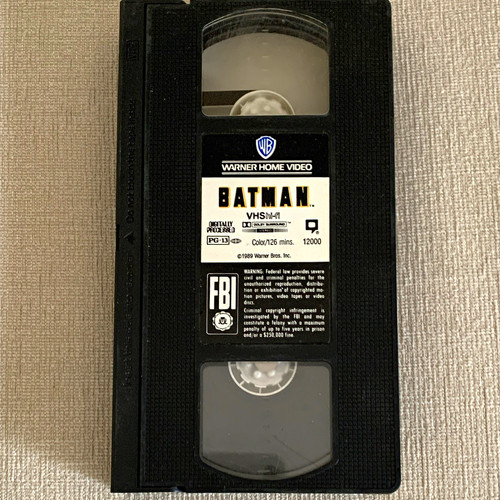 Batman vhs 1989 - vhs, full