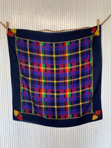 Foulard carré soie - carré, de