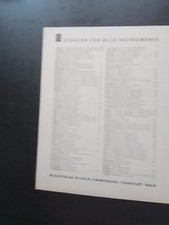 TABLE DE DOIGTES POUR LE VIOLON -  VIOLINE GRIFFTABELLE Nr 61