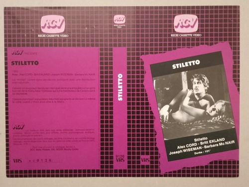 Jaquette vhs stiletto - -,