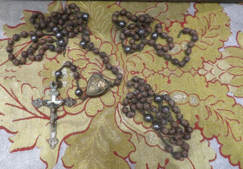 Rare ancien grand chapelet - ancien,