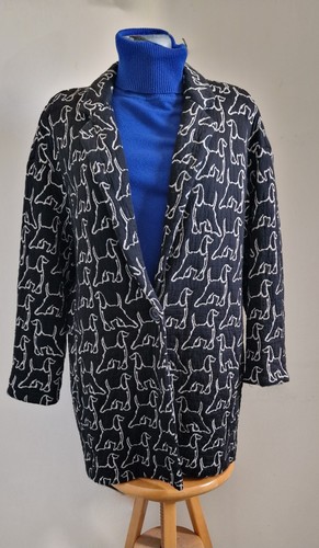 Veste manteau motif - manteau, chien
