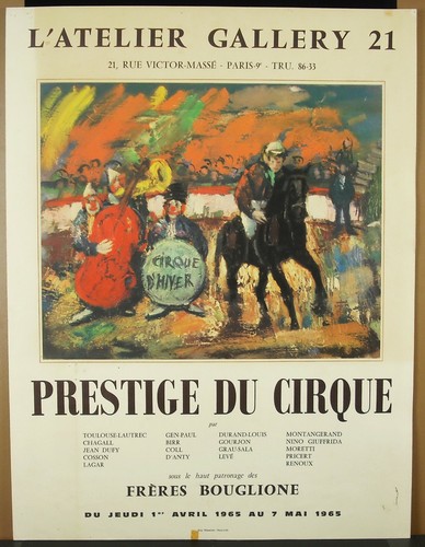 Affiche exposition 1965 - affiche,