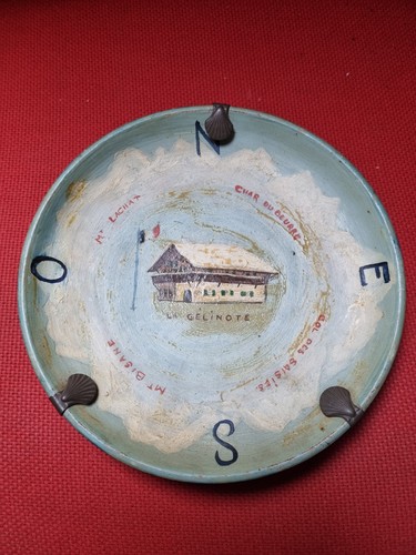 Assiette ancienne murale - , 'la