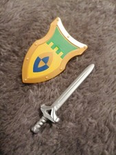 Playmobil Accessoire : médiéval lot épée bouclier chevalier château 