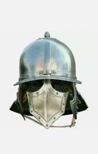 Casque Médiéval Antique De Guerrier Casque Viking À Ailes Avec Doublure En Cuir